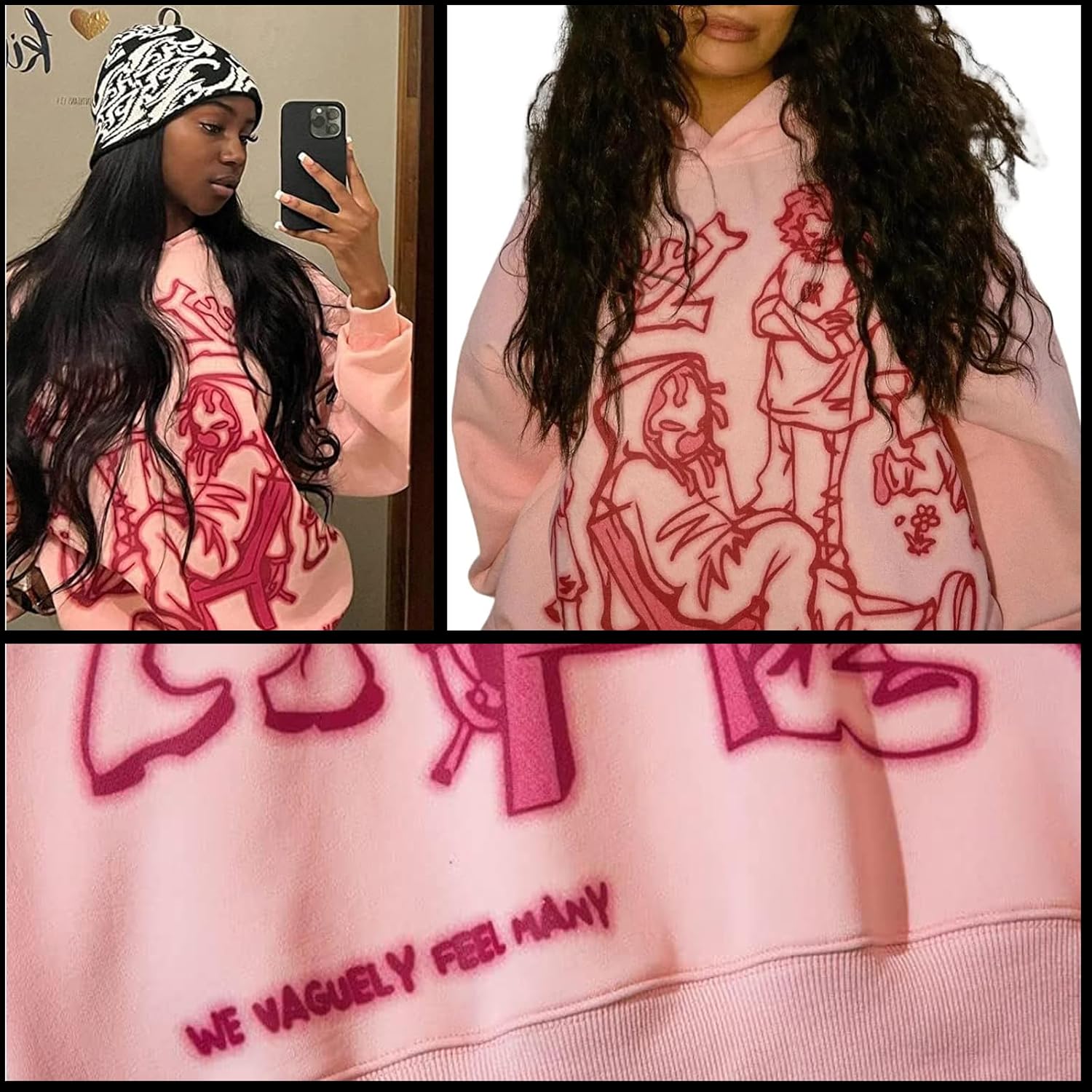 Y2k Hoodie Men Women Aesthetic Graphic Hoodies Pullover Sweatshirt Hip Hop Goth Grunge Harajuku Jacket - Image 7