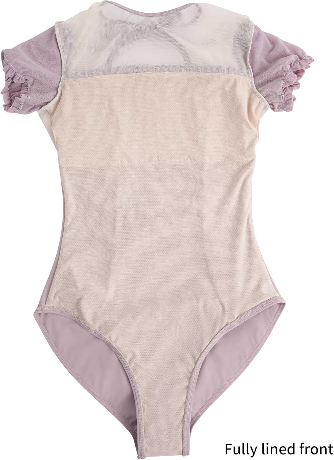 Women's Puff Sleeve Ballet Leotard, Open Back Gymnastics Bodysuit, Ballerina Dance Costume - Image 6