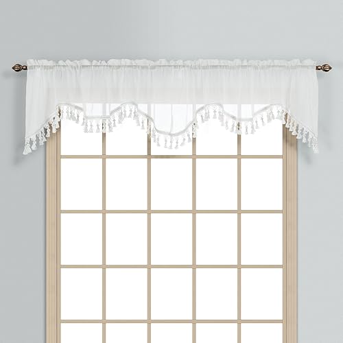 Cenefa Monte Carlo, 59 x 18 pulgadas, color blanco