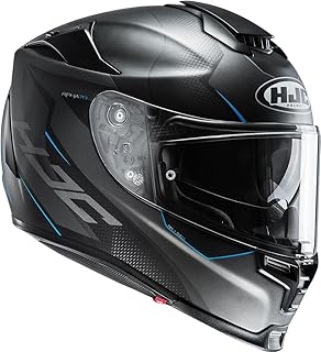 HJC Helmets HJC Helm RPHA 70 GADIVO MC-2SF Integralhelm Motorradhelm mit Sonnenblende und Antifogscheibe (XXL (62/63)) 143...