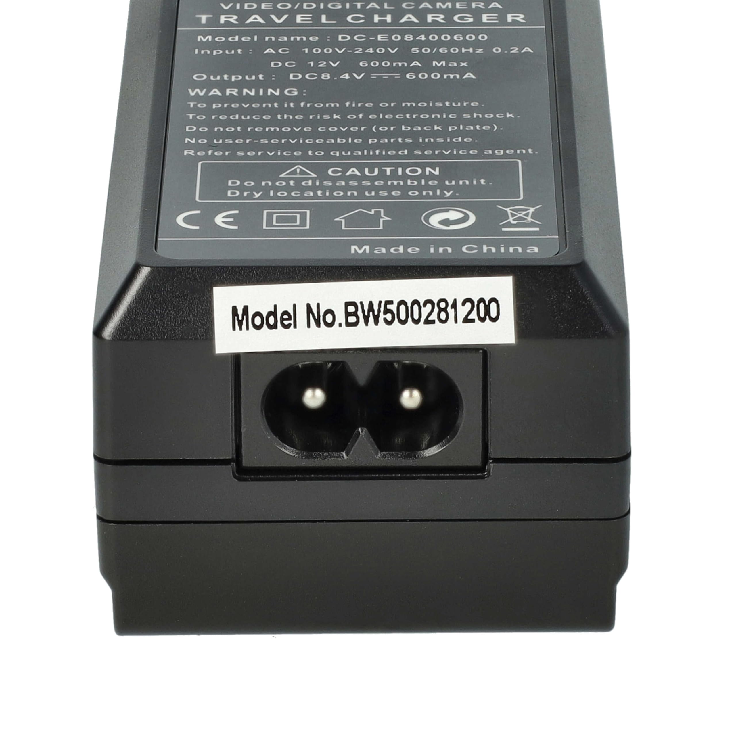 Chargeur USB Vhbw Pour Batteries Nikon D3000, D40, D40x, D5000, D60 - 8,4V, Témoin LED - Câble Micro-USB Inclus