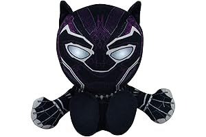 Black Panther Kuricha Sitting Plush: Your Wakandan Cuddly Companion