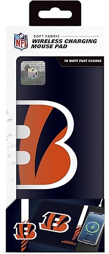 Vista 36 de SOAR Alfombrilla de mouse de carga inalámbrica NFL