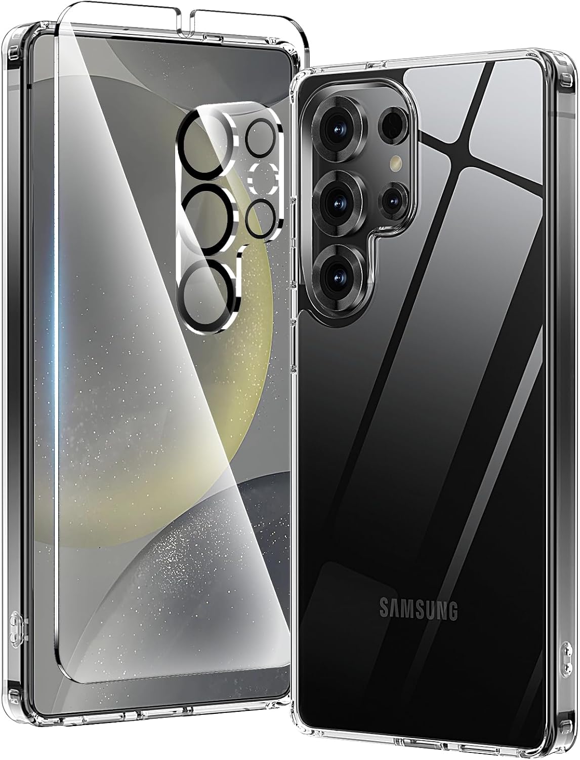 360° Rotatable Stand for Samsung Galaxy Z Fold 7 Case,Compatible with MagSafe, 16FT Mil-Grade Shockproof for Z Fold 7 Case 6.5"，Clear