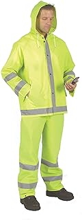 Galeton Men's Standard RAIN Suit, Lime, X-Large