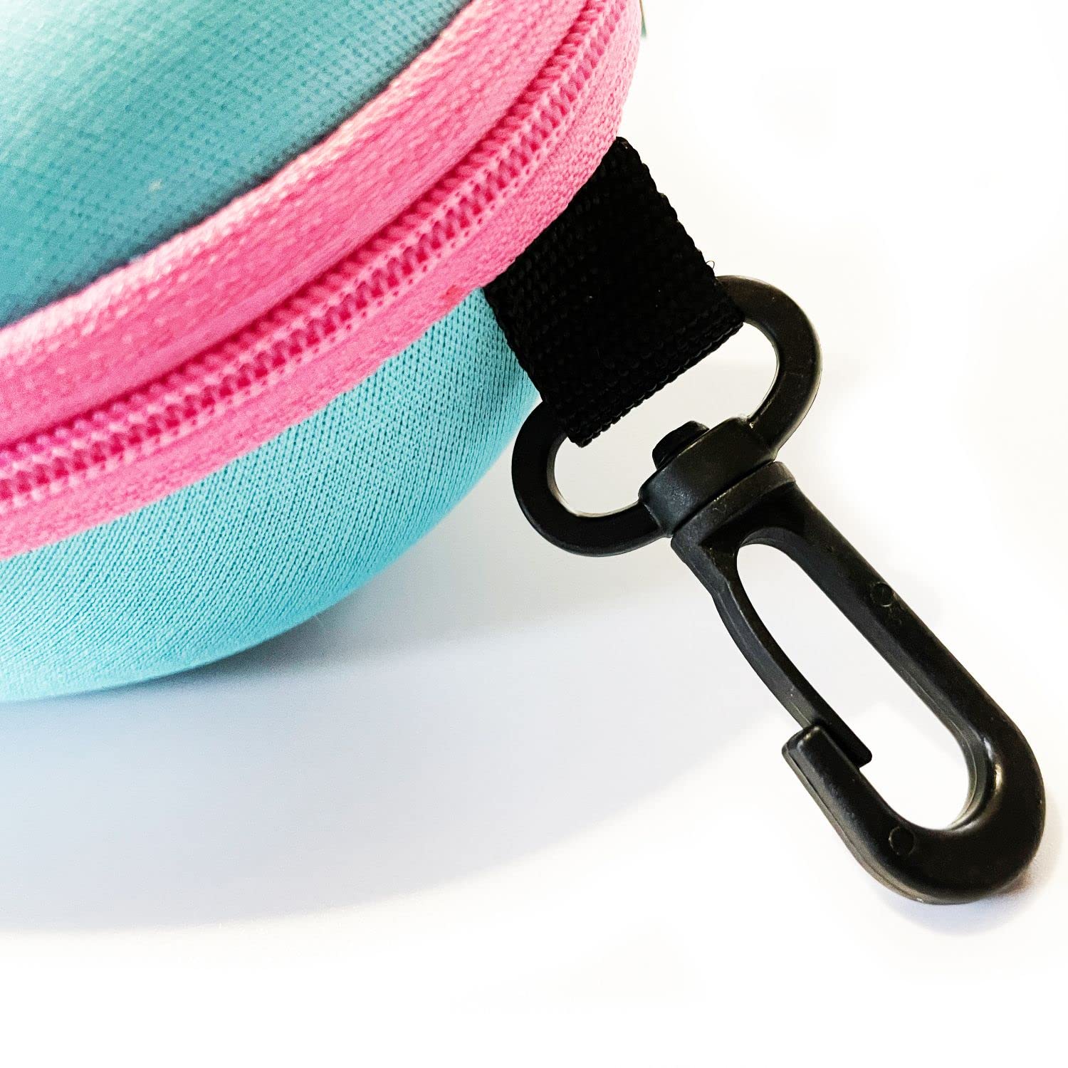 Swimz Swimming Goggle Case - Blue/Pink - Semi Rigid Swimming Goggle storage case, Blue / Pink - Image 2