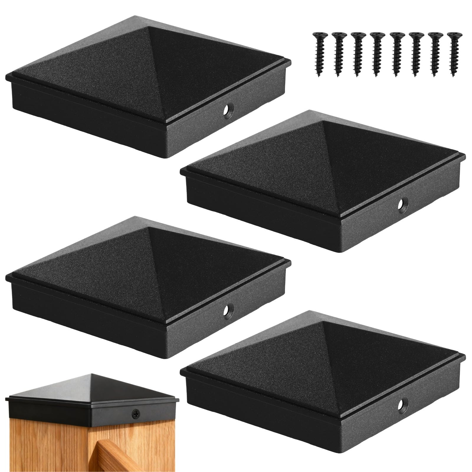 Tapas de aluminio para postes de madera: renueve el diseño de su terraza exterior