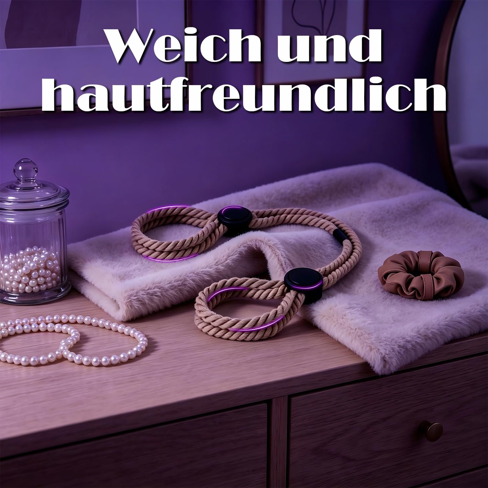 Juego de bondageset Fessel Set Principiante 2 X Bondage Cuerda Sm Bondageseil Pechos Self Bondage Esposas Cama Esposas Juego Bdsm Bondage Cuerdas Cuerda Cuerda Fessel Set para Sexo Selfbondage para