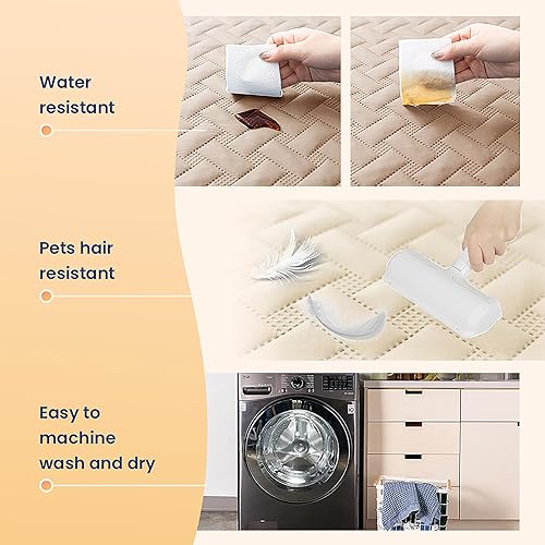 Miniatura 4 de gogobunny Manta impermeable 100% de doble cara para perro, funda suave para cama de mascotas, reversible, protege muebles, sillón, sofá, auto