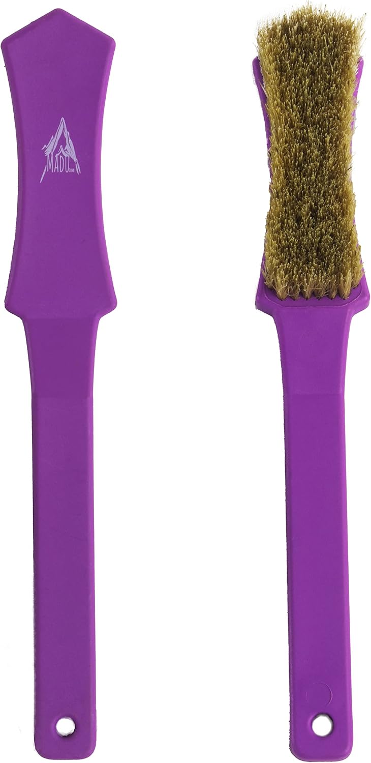 Madu Climb - Premium Boars Hair Rock Climbing Brush (Purple) - Image 3