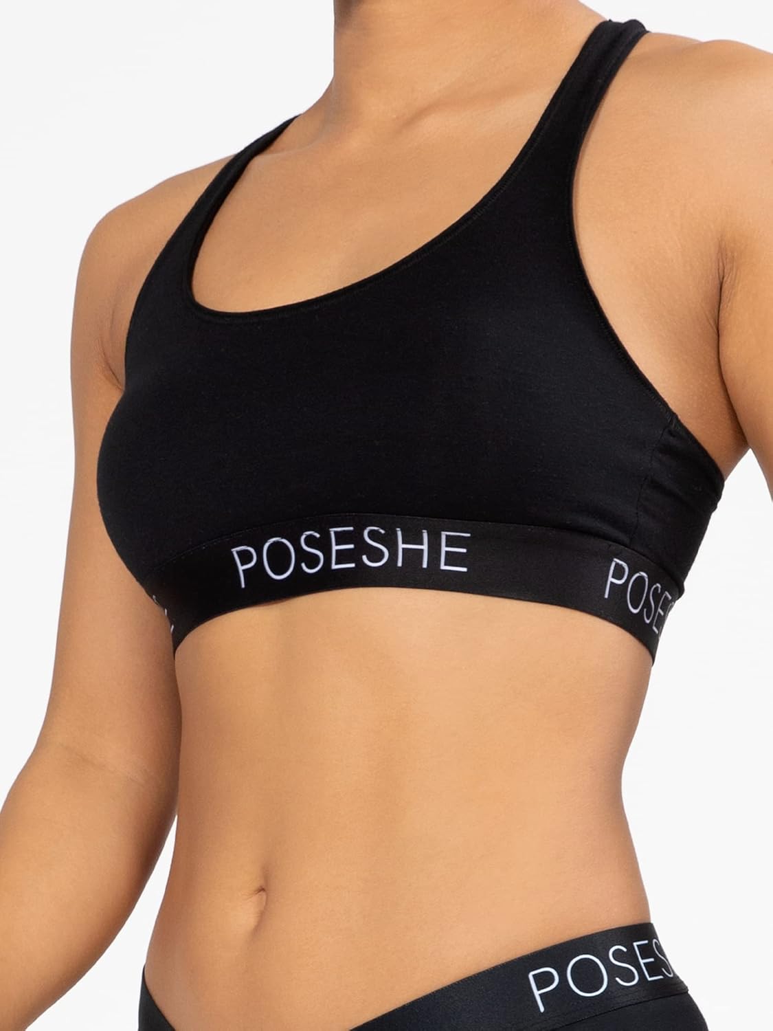 POSESHE Women's Ultra-Soft Micromodal Bralettes, S-5XL Plus Size Bra