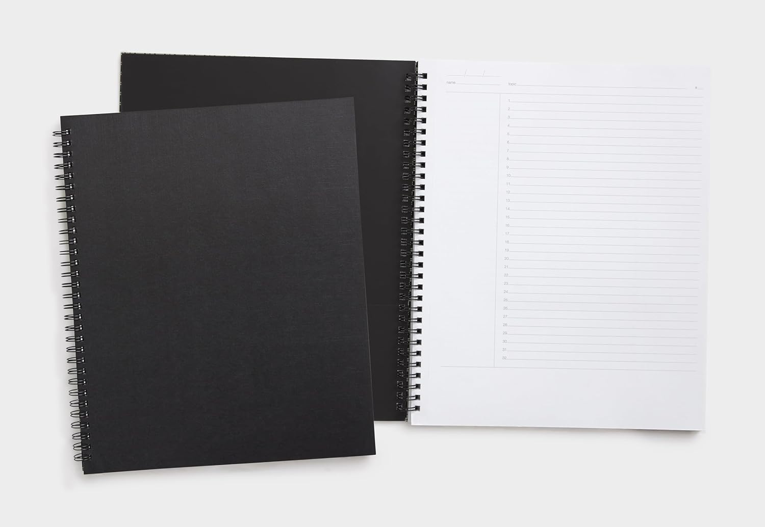 TRU RED Large Soft Cover Project Planner Notebook, Black