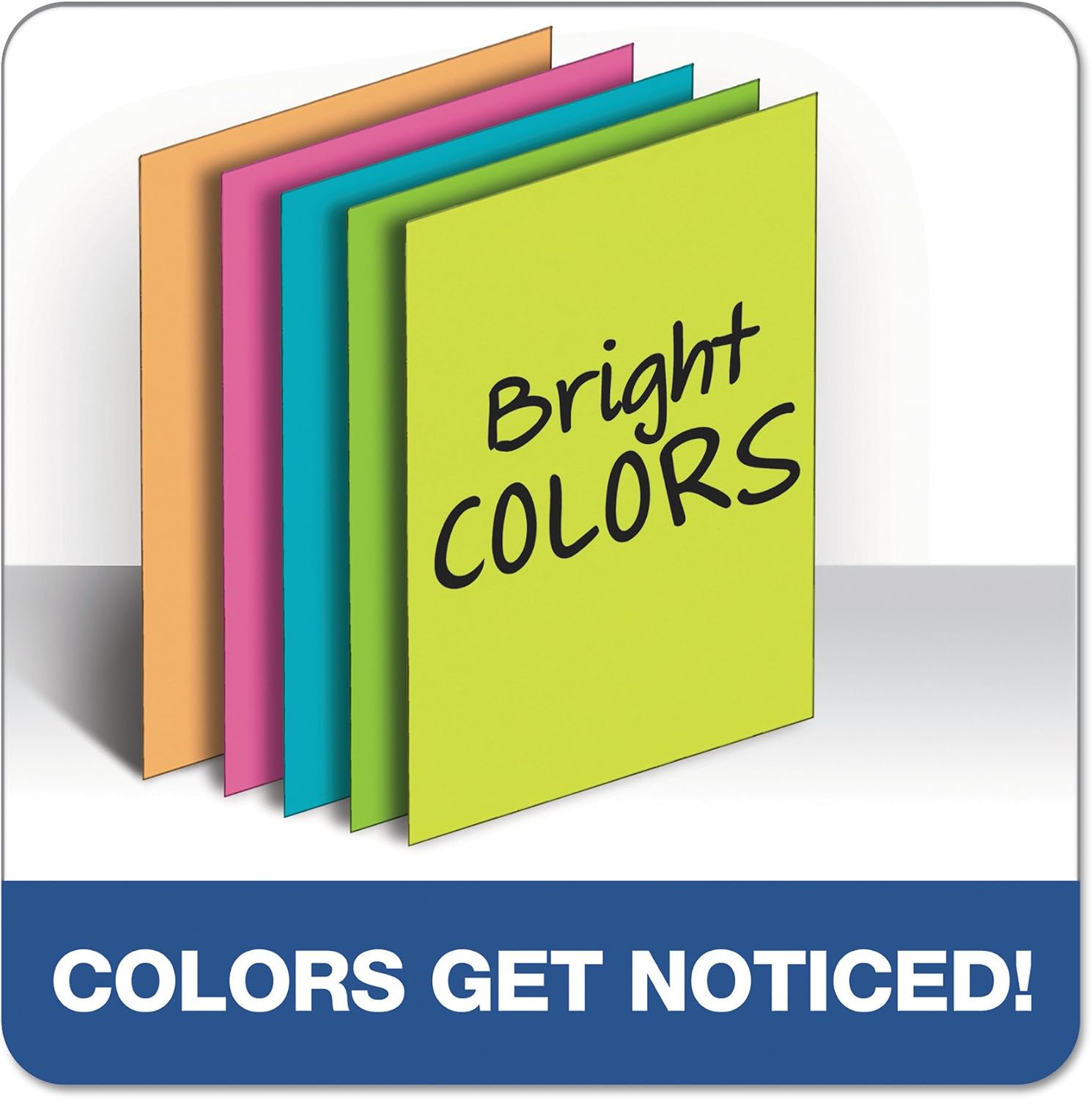 TOPS 99622 Fluorescent Color Memo Sheets, 20 lb, 4 x 6, Assorted (Pack of 500 Sheets)