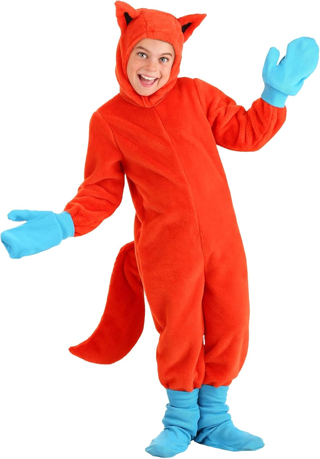 Dr. Seuss Fox in Socks Costume for Kids | Exclusive Fuzzy Halloween Jumpsuit | Holiday Outfit