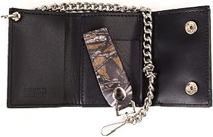 Amazon.com: Milwaukee Leather MLW7804 Men's 4” Camouflage Tri-Fold