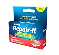 Vista 2 de Dentemp Repair Kit - Repair-It Advanced Formula Denture Repair Kit - Repairs Broken Dentures, Mends Cracks and Replace Loose Teeth