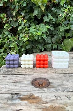 Rufus Concept Bubble Küp Tekli Mum Kalıbı (Silikon) 1 Adet