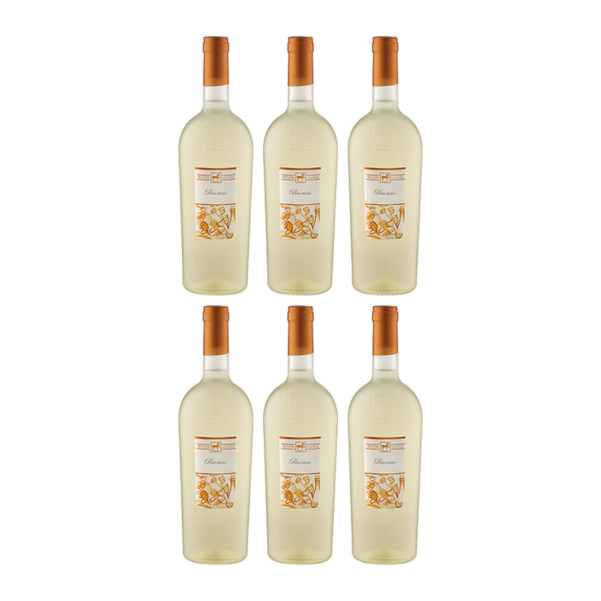 Tenuta Ulisse Premium Pecorino Terre d'Abruzzo IGP Weisswein Weiss halbtrocken Italien inkl. FeinWert E-Book (6 x 0.75 l)