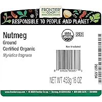 Vista 2 de Frontier Herb Organic Nuez moscada molida, 16 oz