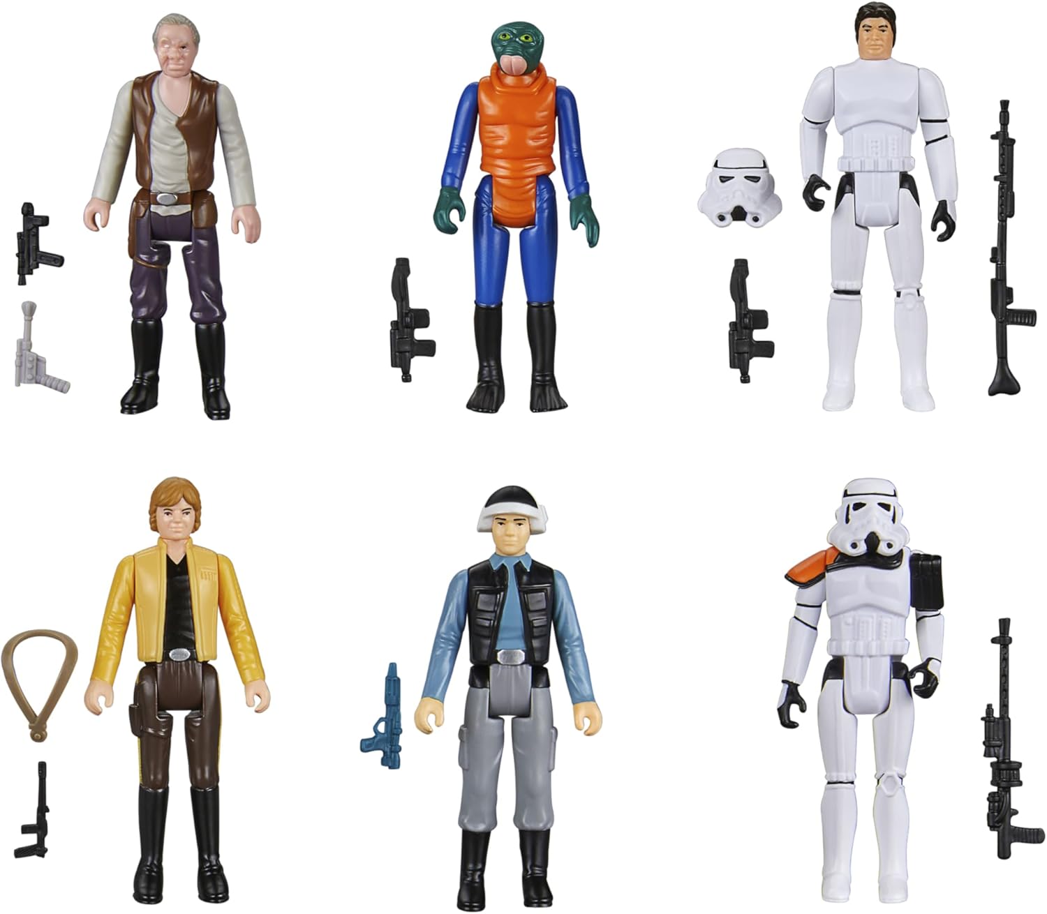Star Wars Retro Collection Star Wars: A New Hope Multipack Action Figures 6-Pack 3.75" - Image 2