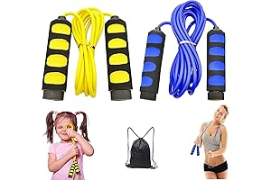 Kids Youth Foam Handles Jump Rope