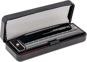 OriGlam Blues Harmonica Harp Mouth Organ, 10 furos C Key Harmonica para adultos iniciantes