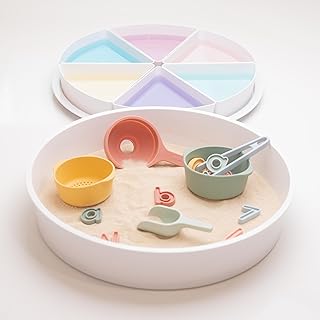 Inspire My Play Tuff Tray with Lid, Messy Play Tray for Toddlers, Children’s Sensory Play Bowls, Developmental Sensory Toy for Disabled Children