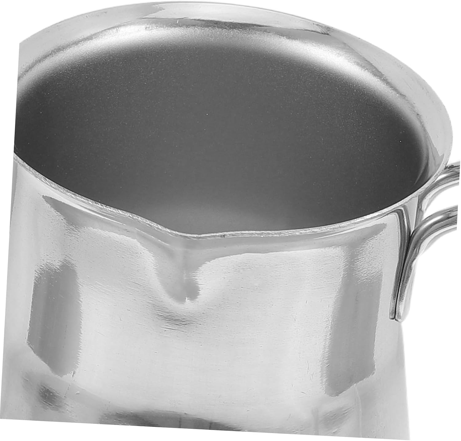 550ml Stainless Steel Milk Frothing Pitcher with Lid Compact Design and Multi Functional Milk Steamer for Home and Camping Use