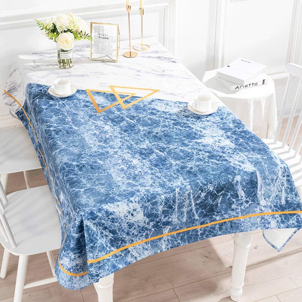 Table Cloth Square Rectangular Tablecloth Cotton and Linen Tablecloth Dustproof F 100 * 140Cm