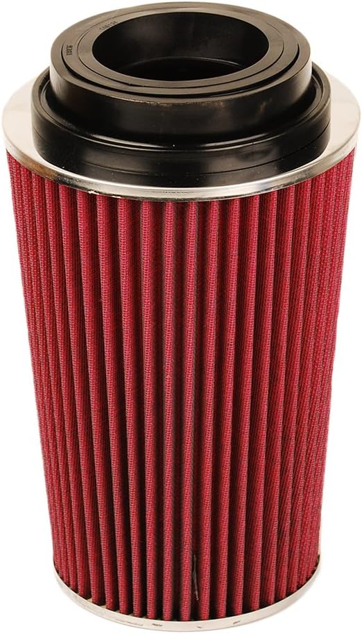 HIFROM High Flow Round Tapered Universal Clamp-On Air Filter 9732 Compatible with Vehicle, Washable Filter
