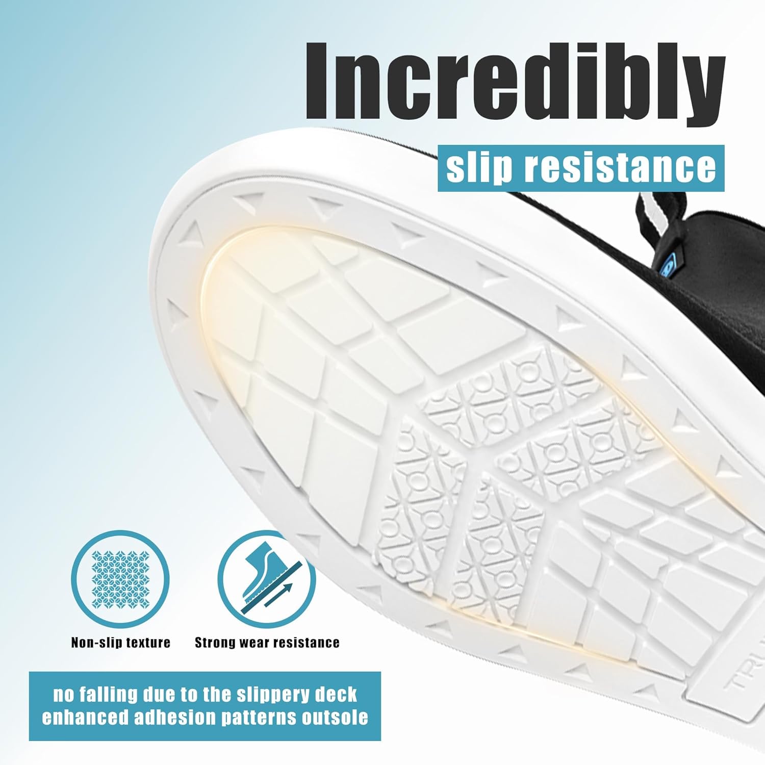 Trudave Deck Boots for Men, Men's Waterproof Insulated Reliable Rain Boots, Anti-Slip Ankle Rubber Boots with High-Traction for Fishing Boating, Size 6-14 - Image 5