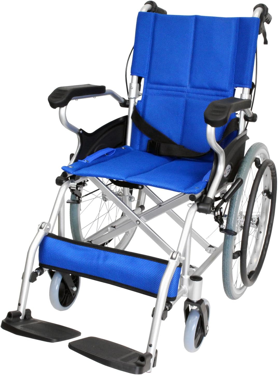 ケアテックジャパン 自走式車椅子 CA-70SU スマイル ブルー