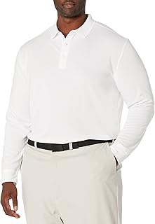 Callaway Men's Basics Long Sleeve Solid Polo Shirt Polo