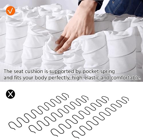 Miniatura 7 de Yaheetech Silla reclinable de tela para cine en casa, sofá reclinable moderno para sala de estar individual con bolsillo, color negro