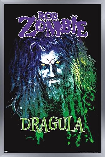 Trends International Rob Zombie - Póster de pared de Dragula, 22.37 x 34.00 pulgadas, versión enmarcada plateada