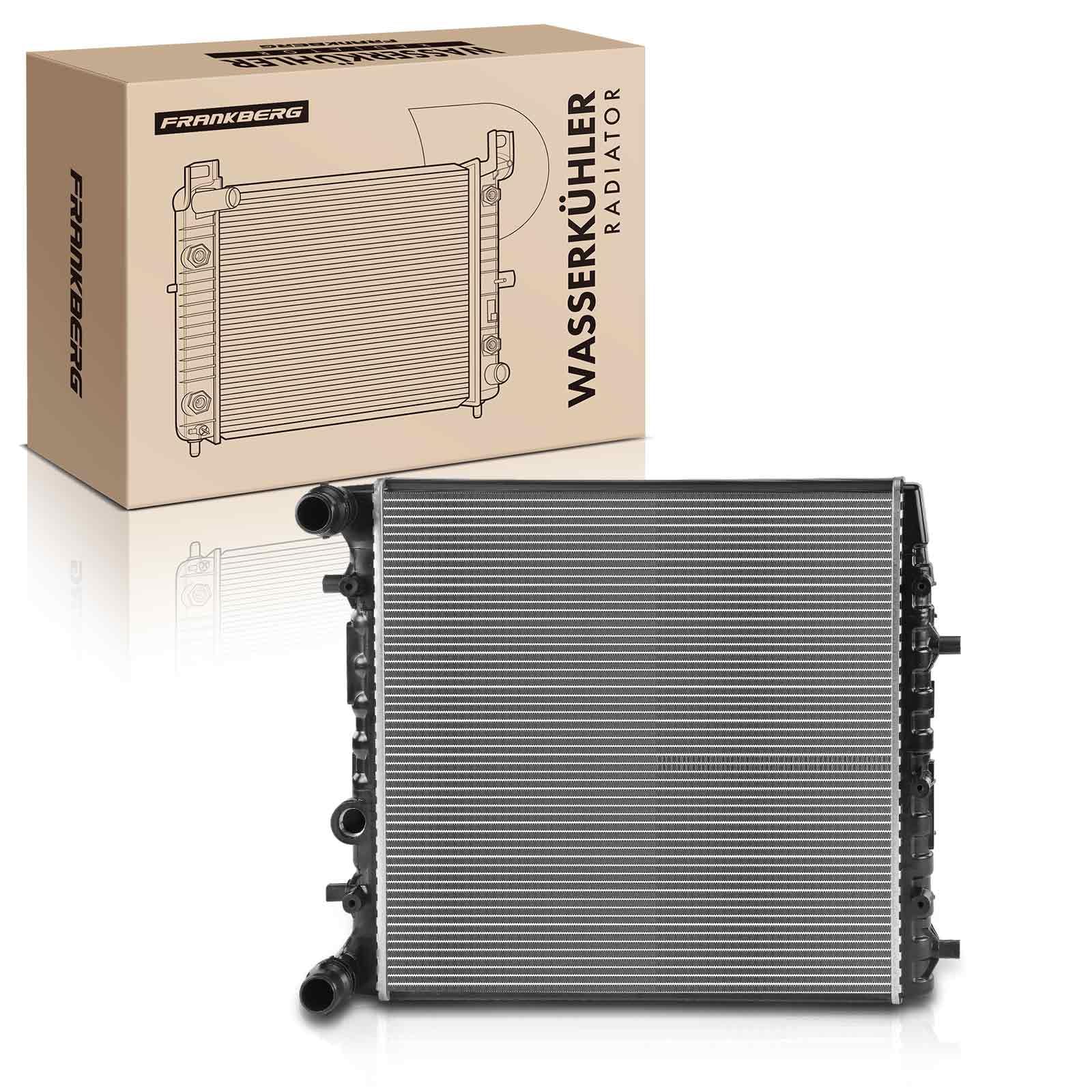 Frankberg Radiatore scambiatore di calore dell'acqua scambiatore di | 5Z0121253; Compatibile con: Polo 9A 9N, Polo 6C1 6R1, R.o.o.m.s.t.e.r 5J7, Ibiza IV ST 6J8 6P8, Ibiza IV 6J5 6P1