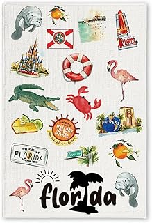 Florida Kitchen Towel: A Beautiful and Practical Gift for Travel Enthusiasts, Nature Lovers - Soft & Absorbent Kitchen Towel - Good Ideas for Birthdays, Housewarmings, Holidays, and Souvenirs!