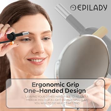 Facial Hair Remover Tweezers for Women, Non-Electric Upper Lip Chin Removal