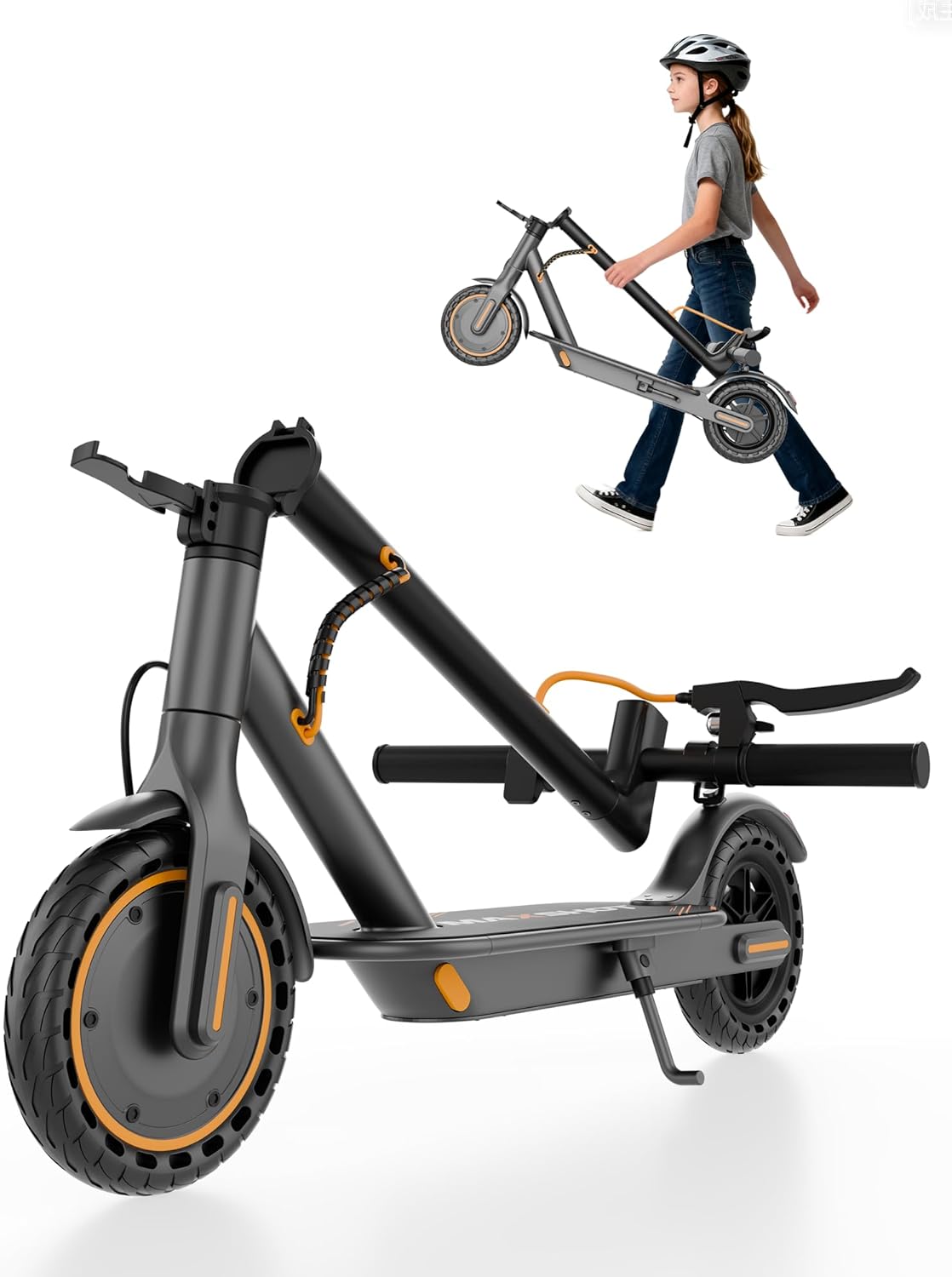 MAXSHOT Electric Scooter for Adults & Big Kids: 22 MPH Top Speed, 50 Mile Range, Foldable Commuter with Dual Suspension & APP Control
