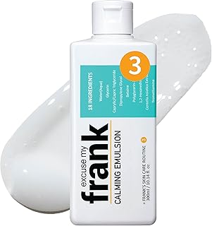 Innerest Excuse My Frank Calming Emulsion Hydrating Face Moisturizer 300 ml / 10.14 fl.oz.| Emulsion For Dry Sensitive Skin | Calming & Soothing & Hydrating Emulsion