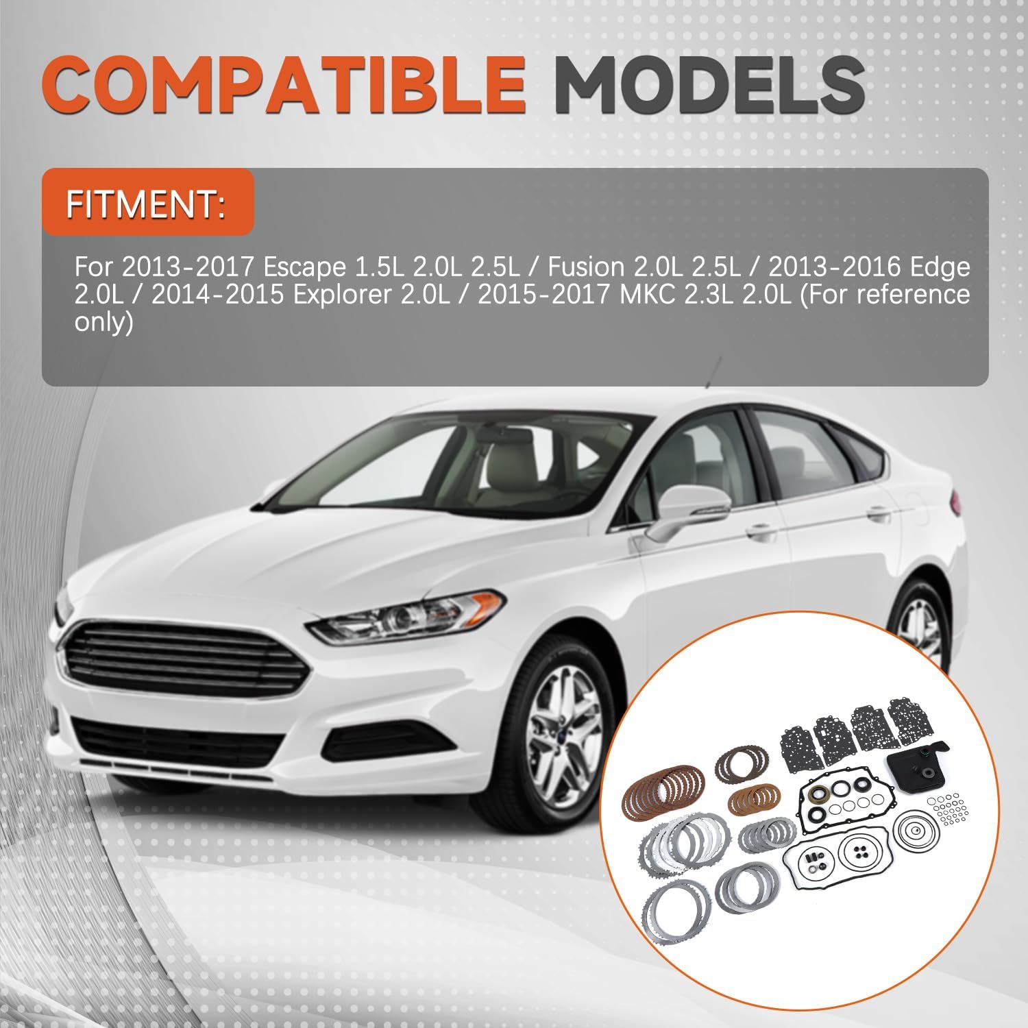 6F35 Transmission Master Rebuild Kit with Filter 2013-On for Escape, Fusion, Edge, MKC, Tribute Aftermarket Parts