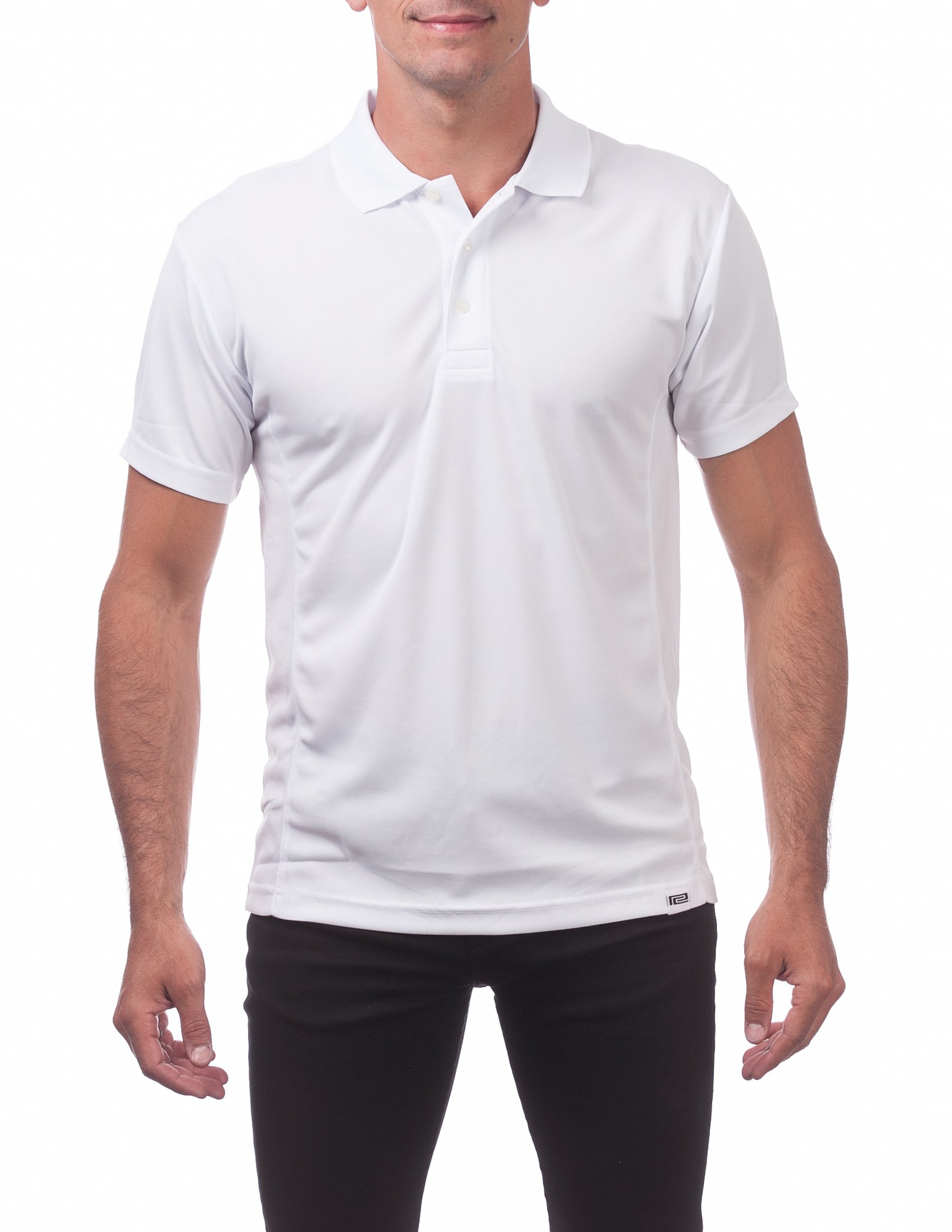 Pro Club Men's Performance Drypro Short Sleeve Polo 4X-Large Snow White