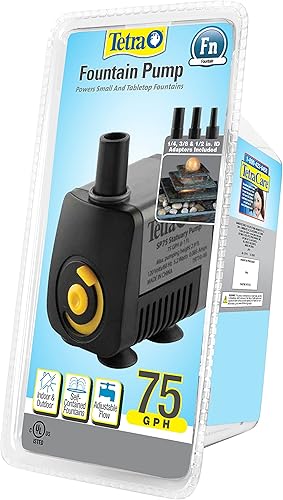 Miniatura 7 de Tetra Bomba estatuaria de estanque de 75 GPH, alimenta fuentes pequeñas y de mesa