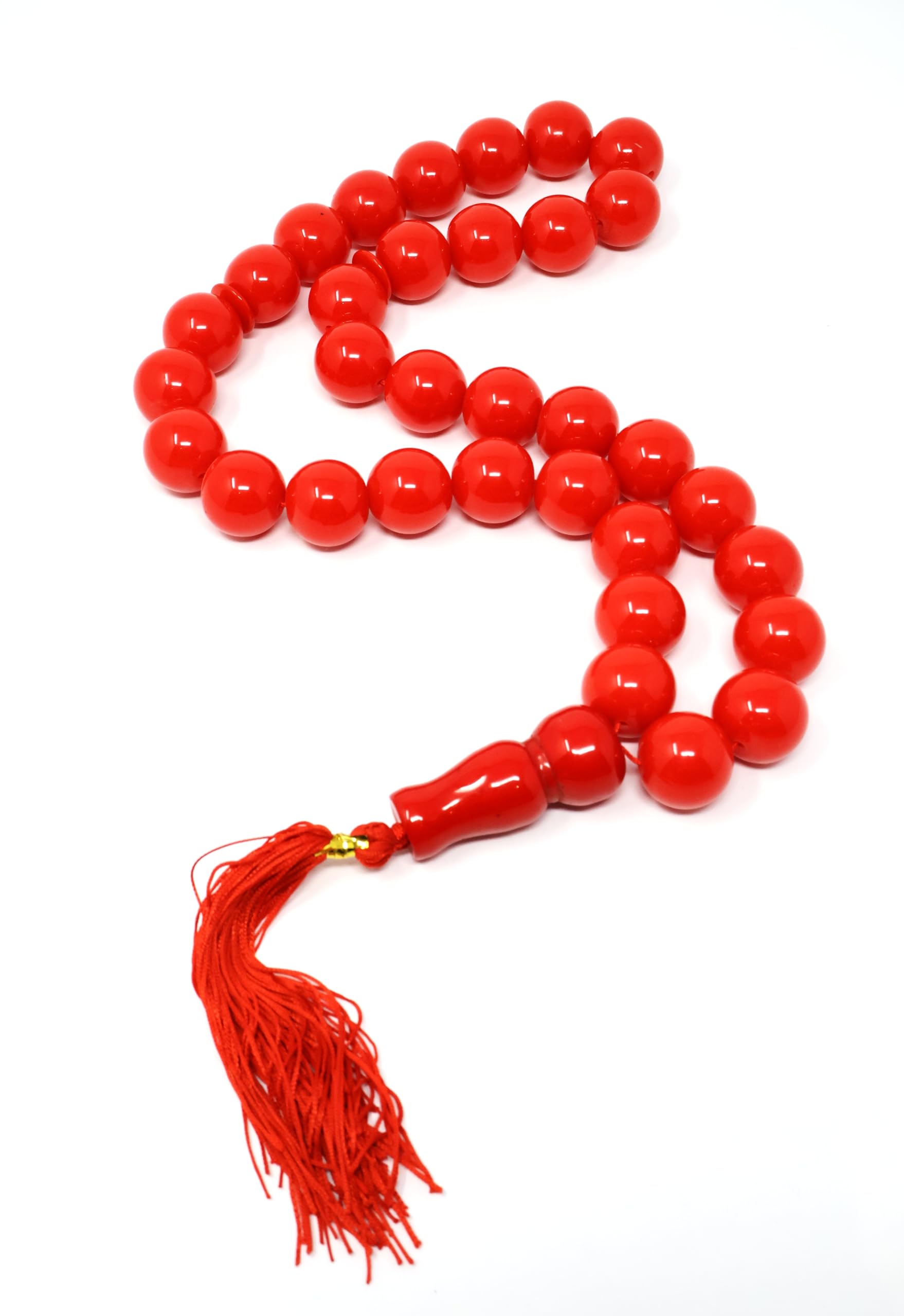 Certified Natural Orange Baltic Amber Mala – Authentic 20mm Round Bead Bhagwa Rosary for Meditation, Prayer, and Calming Mindfulness – 240g to 270g Luxury Spiritual Prayer Beads with Lab Certificate-image-34