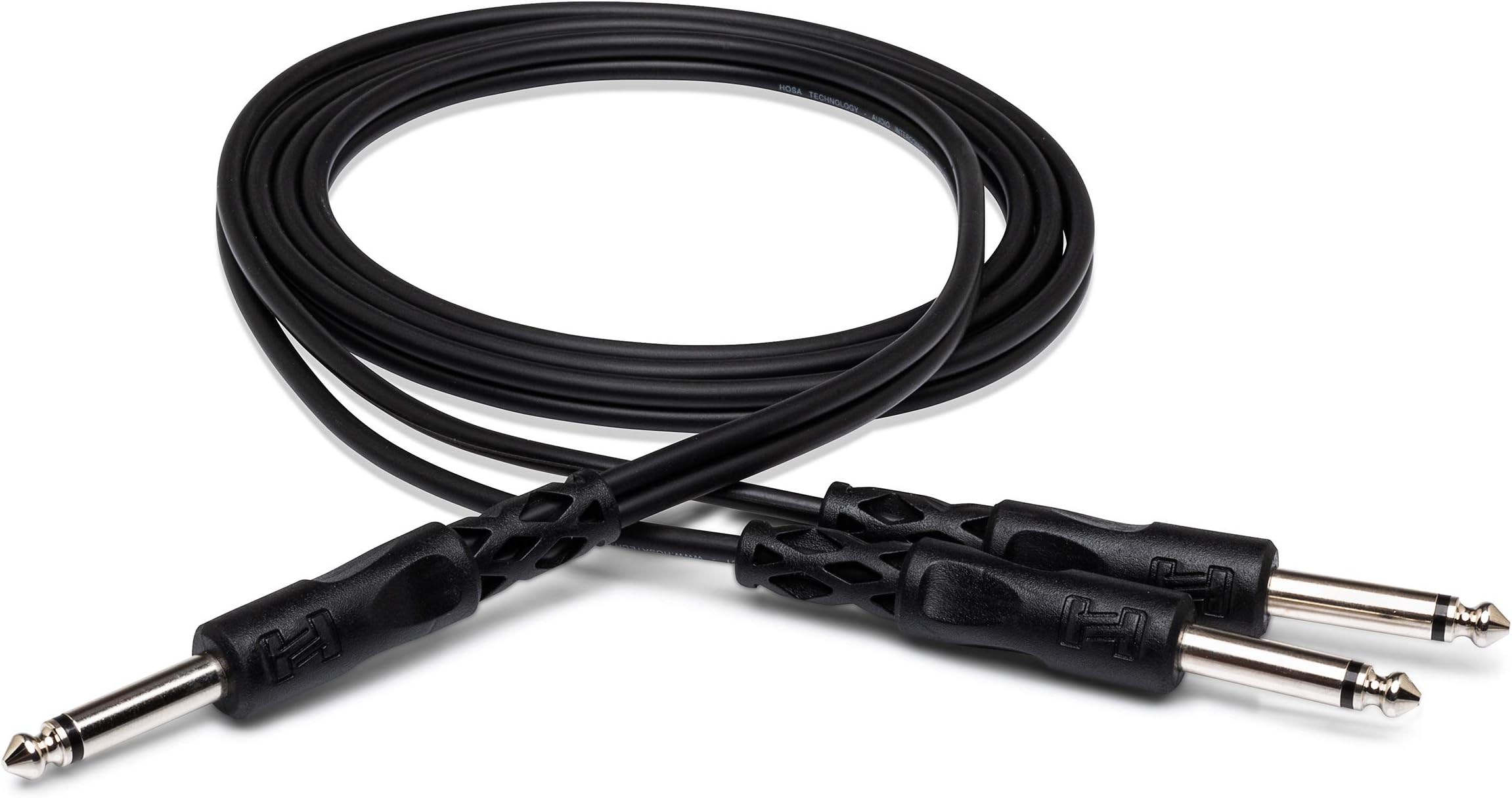 CYP-103 Y Cable, 1/4 in TS to Dual 1/4 in TS, 3 ft