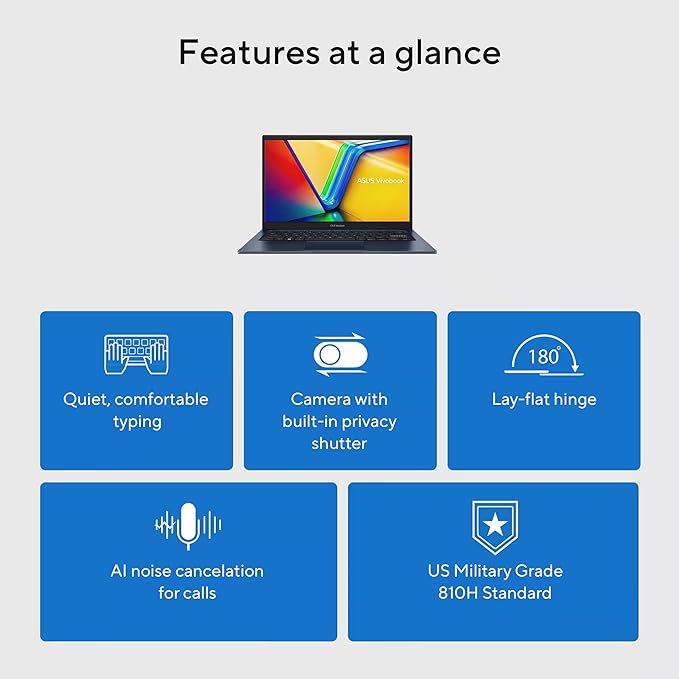 ASUS Vivobook 14, 16GB RAM, 1TB Almacenamiento, Intel Core i3, Win 11 Pro miniatura 7