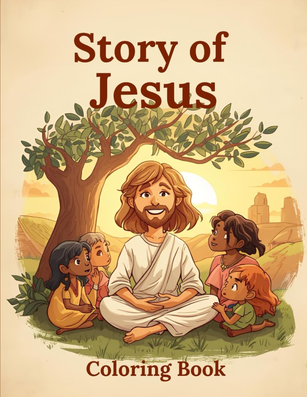 Story of Jesus Coloring Book: A Journey :: His Life Teachings;