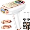 NIKYJM IPL Devices Hair Removal Laser Painless Hair Removal Device with 3 Advanced Functions HR/SC/RA 9 Energy Levels Laser Hair Removal for Men/Women/Face/Bikini/Body