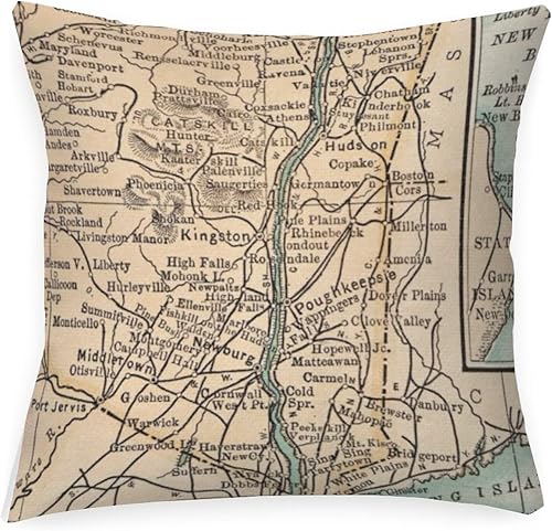 Hudson Valley - Fundas de almohada para exteriores, impermeables, 20 x 20 pulgadas, diseño de mapa de diversidad del mundo, fundas de cojín