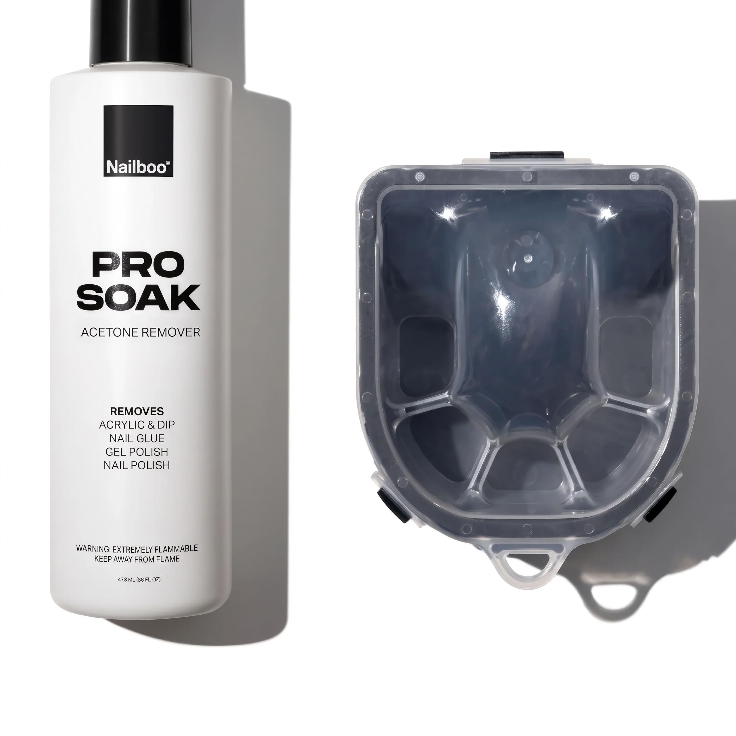 Nailboo Electric Acetone Soak Bowl for Nail Polish Removal